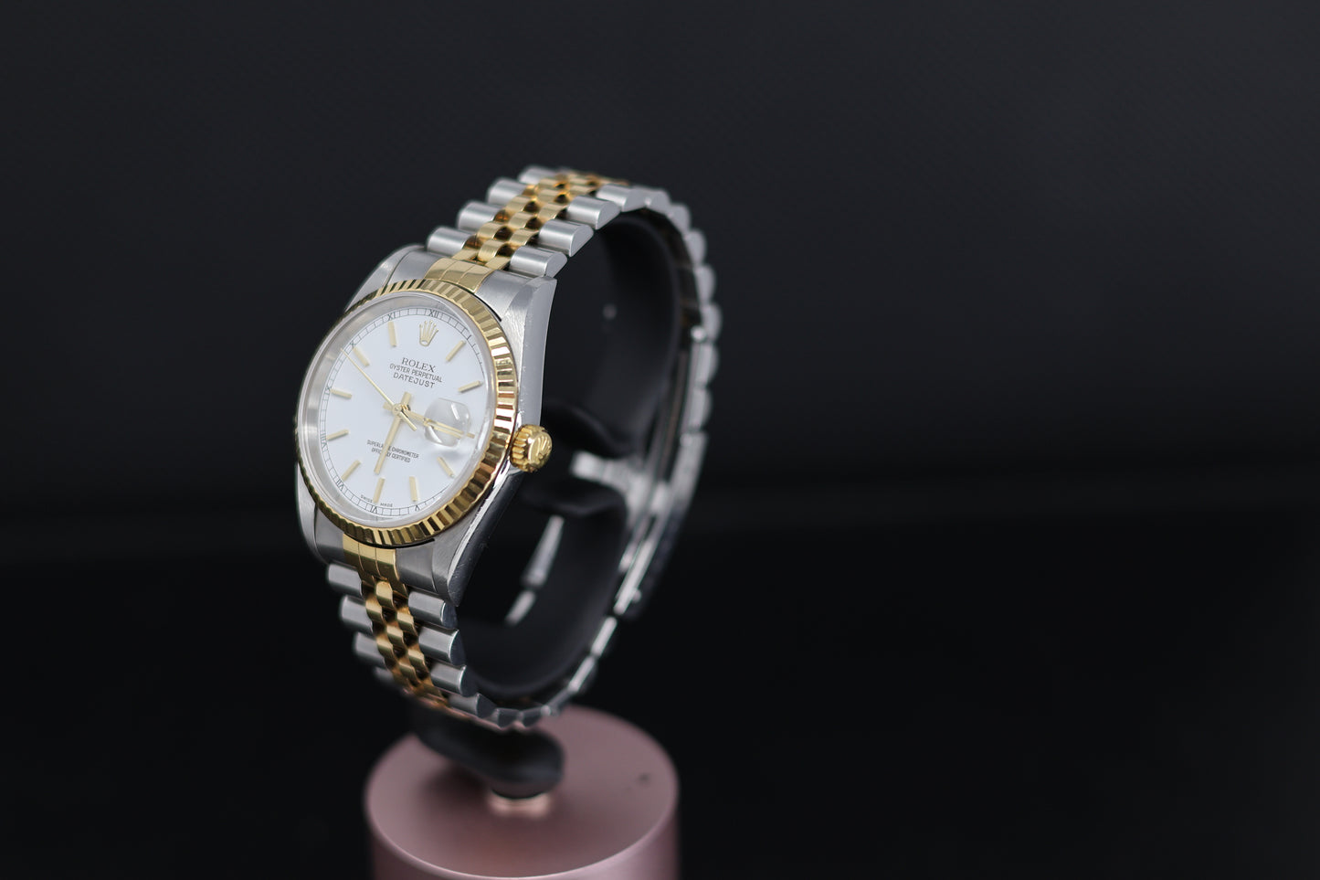 Rolex Datejust 36 16233 White Index Dial