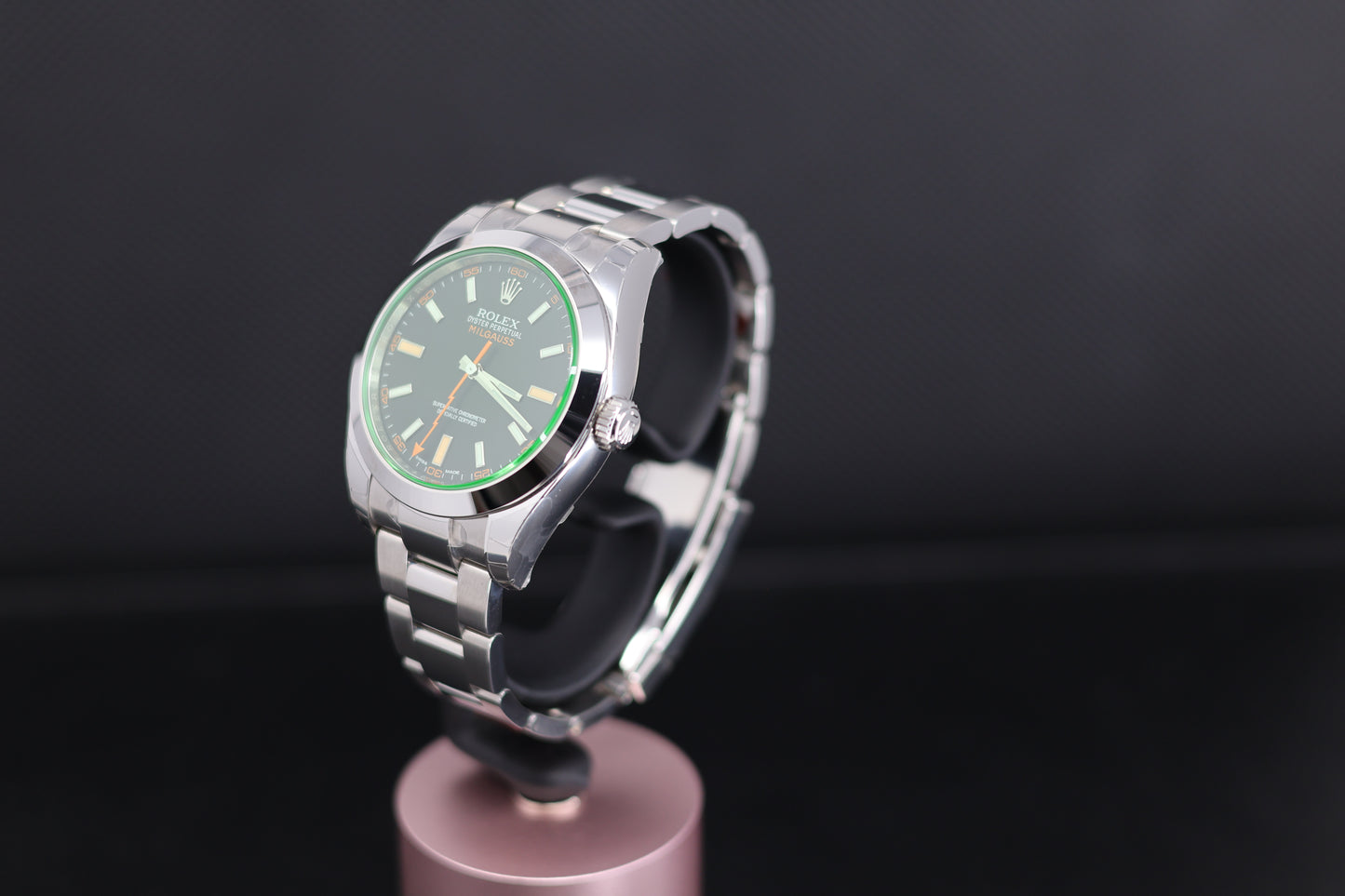 Rolex Milgauss Green Crystal 116400GV