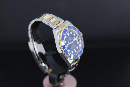 Rolex Submariner Date 40 “Bluesy” Two Tone Blue Dial 116613LB