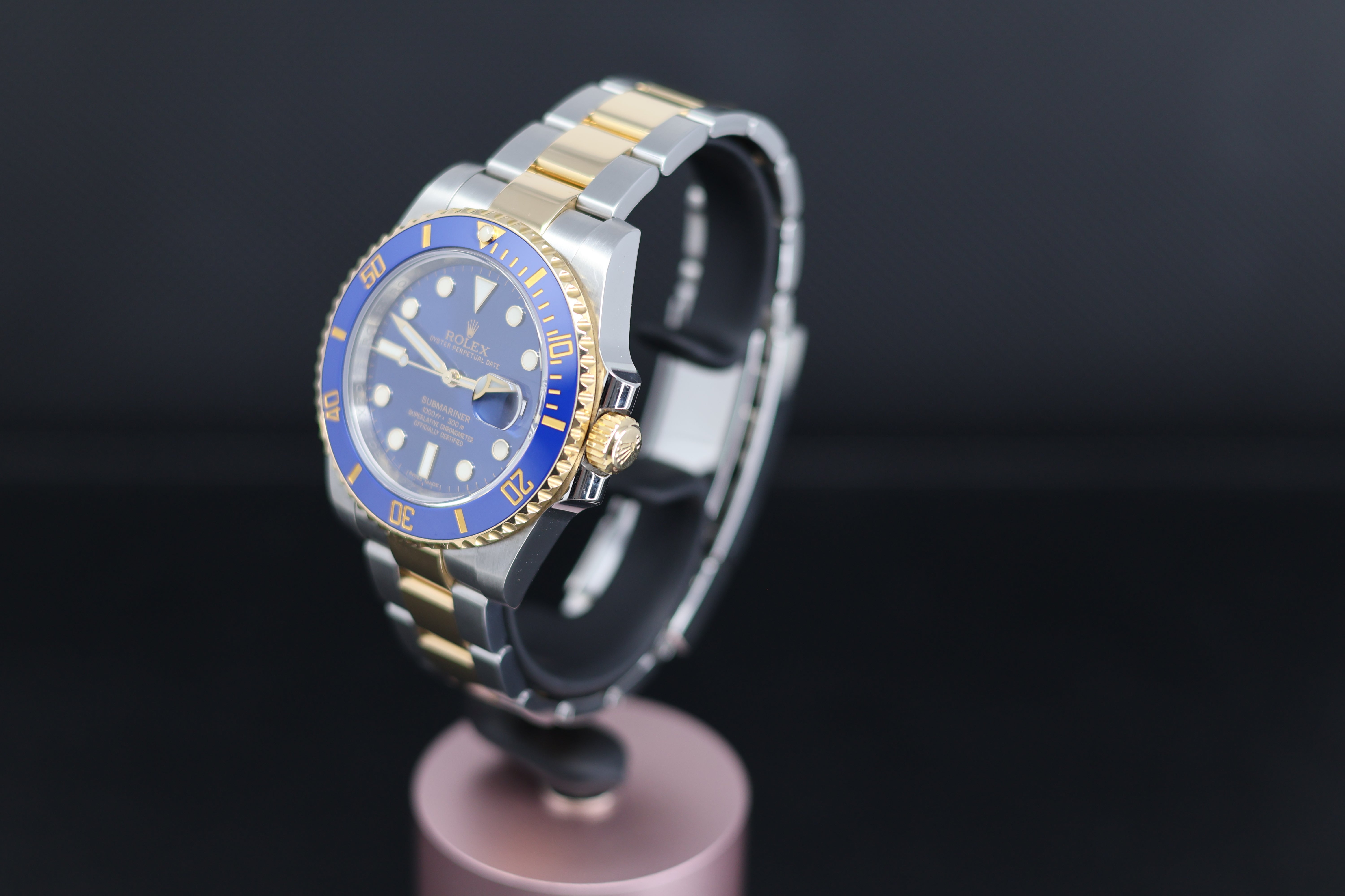 Rolex Submariner Date 40 Bluesy Two Tone Blue Dial 116613LB