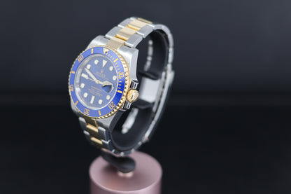 Rolex Submariner Date 40 “Bluesy” Two Tone Blue Dial 116613LB